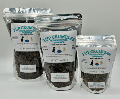 Blueberry Pup Crumbles Gourmet Food Toppings