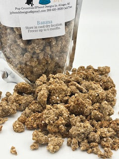 Banana Pup Crumbles Gourmet Food Topping