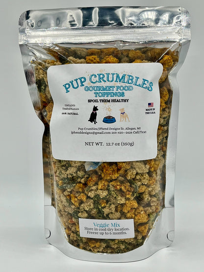 Veggie Mix Pup Crumble Gourmet Food Toppings