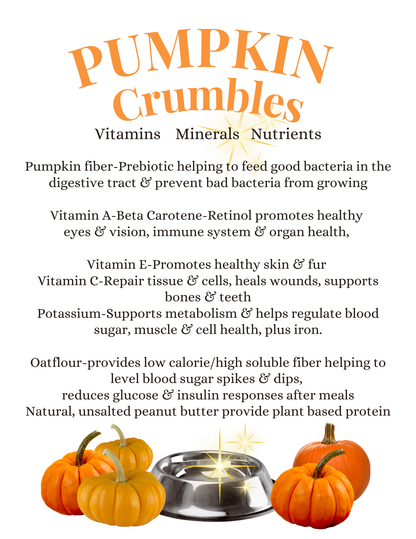 Pumpkin Pup Crumbles Gourmet Food Topping