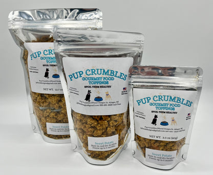 Sweet Potato Pup Crumbles Gourmet Food Toppings